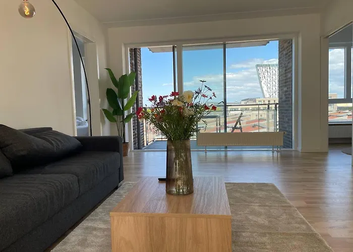Sky High Amager Views Апартаменты Копенгаген
